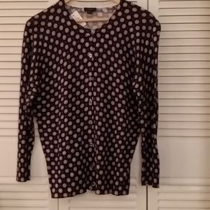 Ann Taylor Factory, Size L, NWT, Blue with small olive green flowers, lightweigh